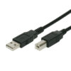 USB 2.0 cable for connecting computer to USB-compatible printer, scanner, or hard drive